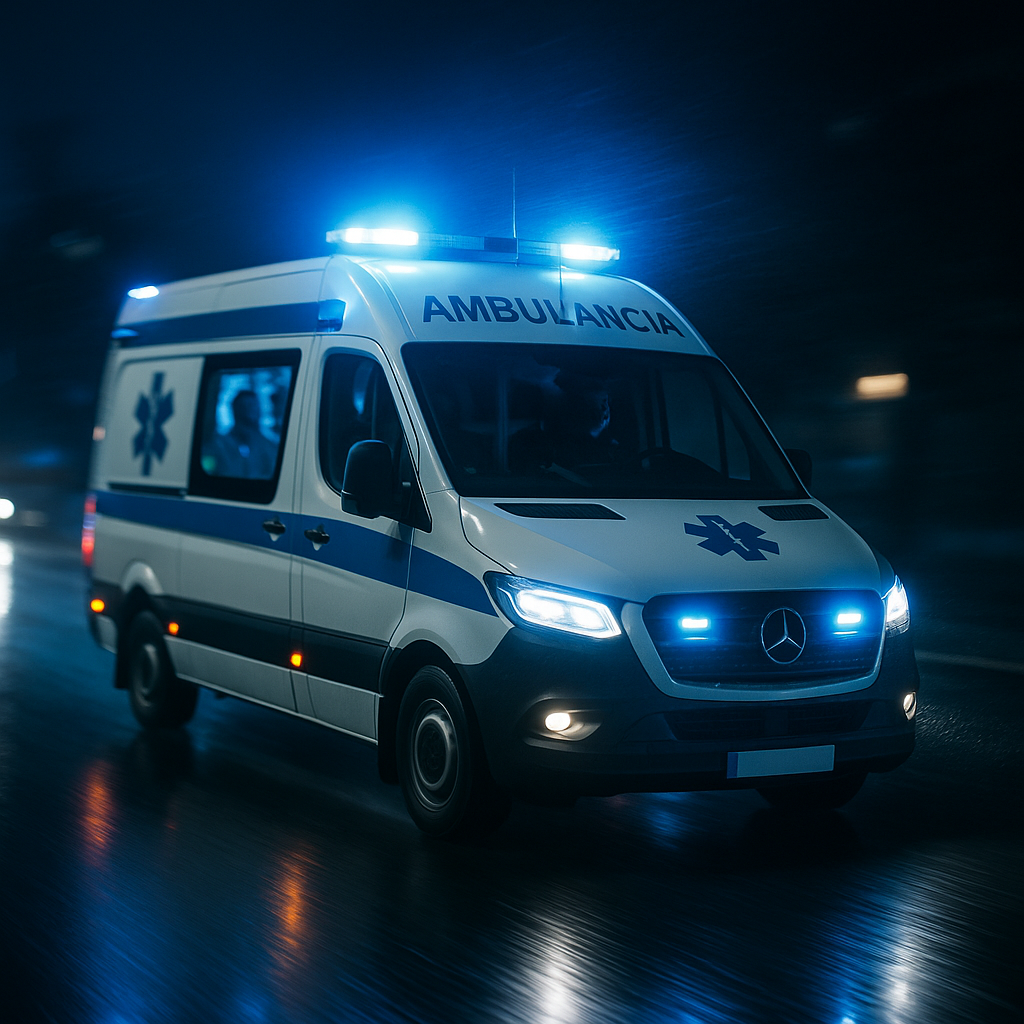 Ambulancia GASI en servicio
